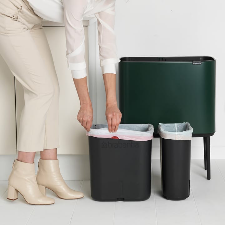 Bo touch bin 11 + 23 liter, Pine green Brabantia