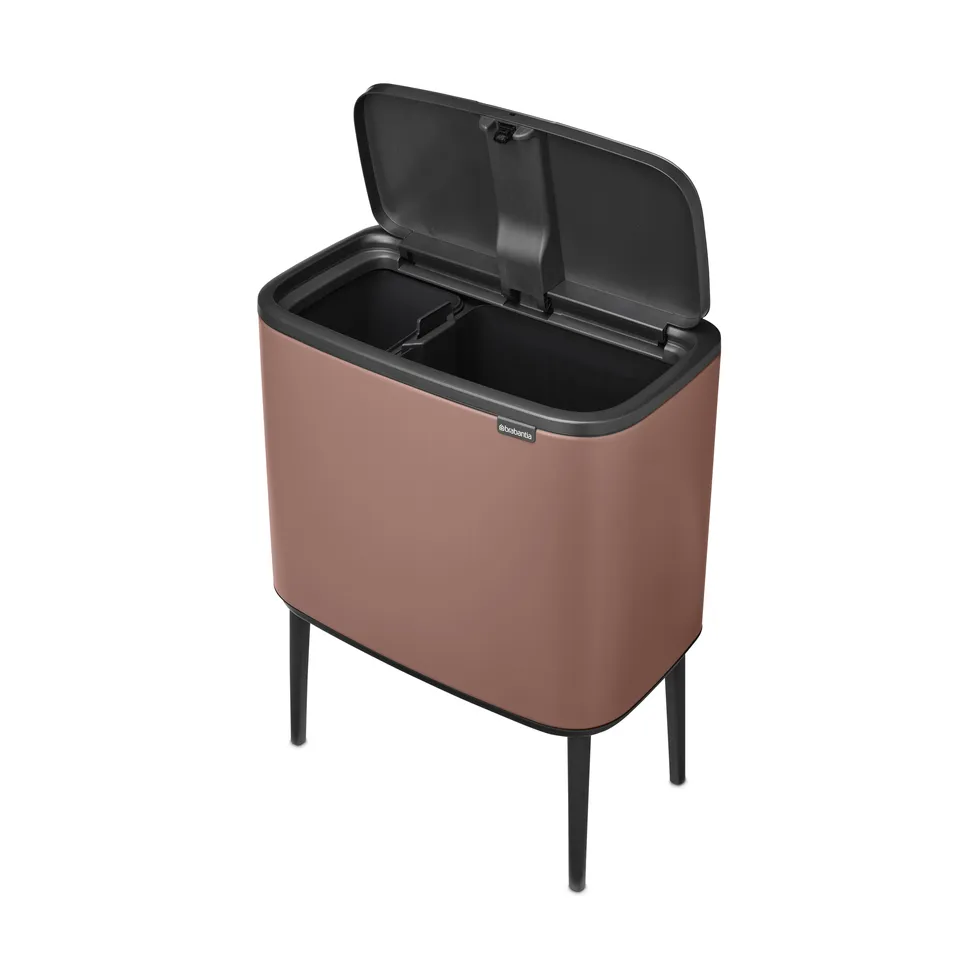 Bo touch bin 11 + 23 liter, Satin Taupe Brabantia
