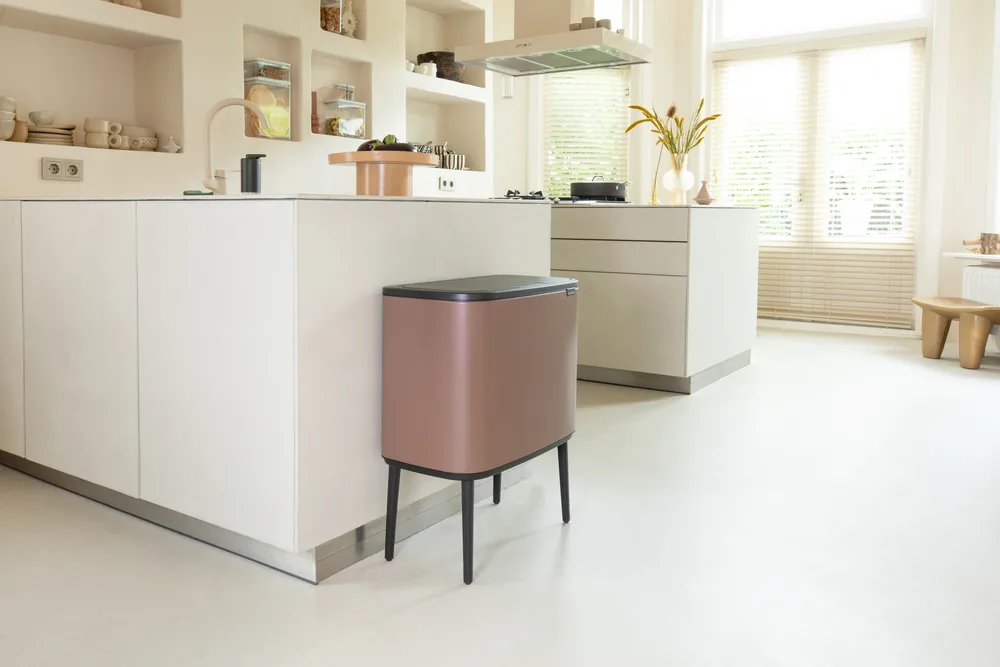 Bo touch bin 11 + 23 liter, Satin Taupe Brabantia
