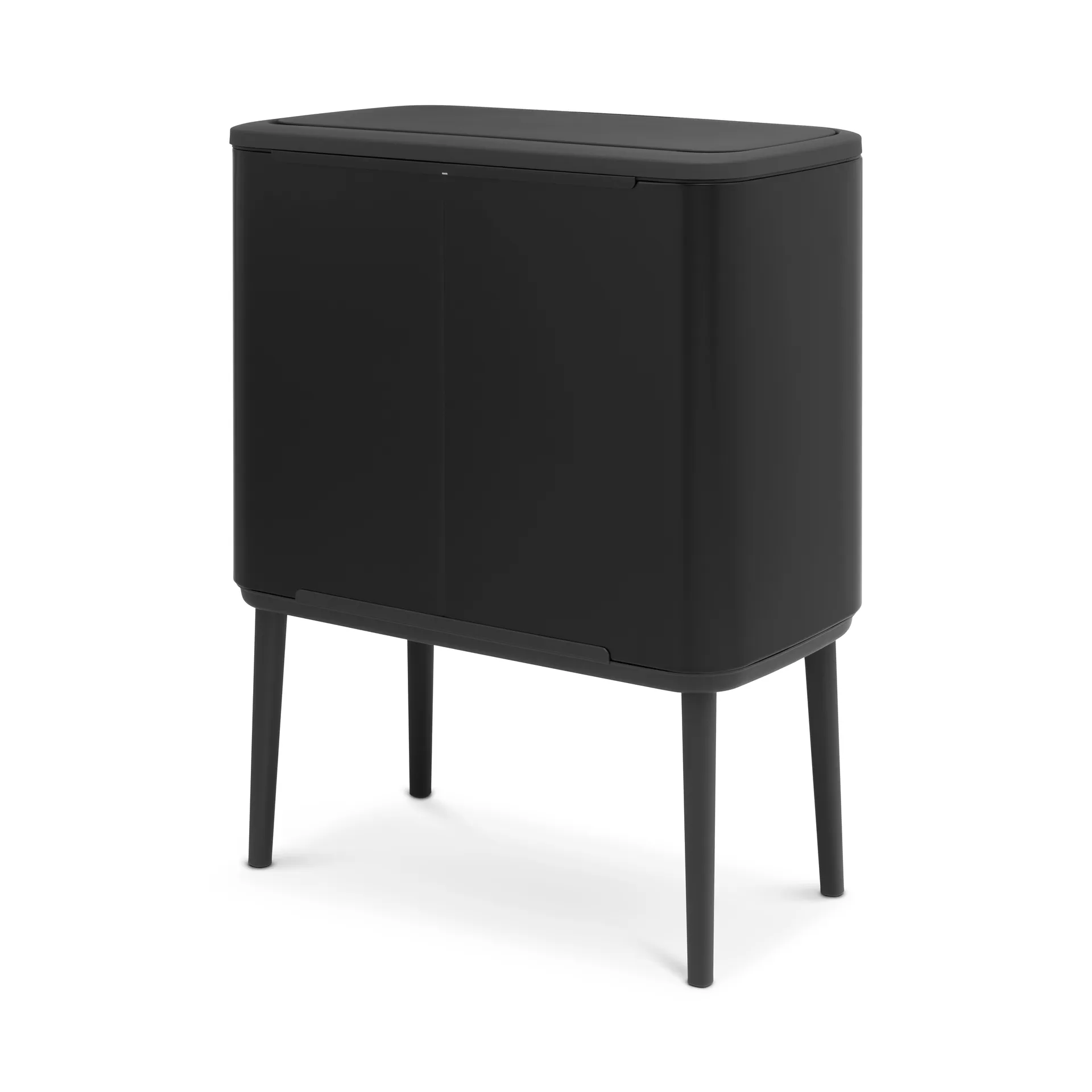 Bo touch bin 11+23 liter, matte black (mat zwart) Brabantia