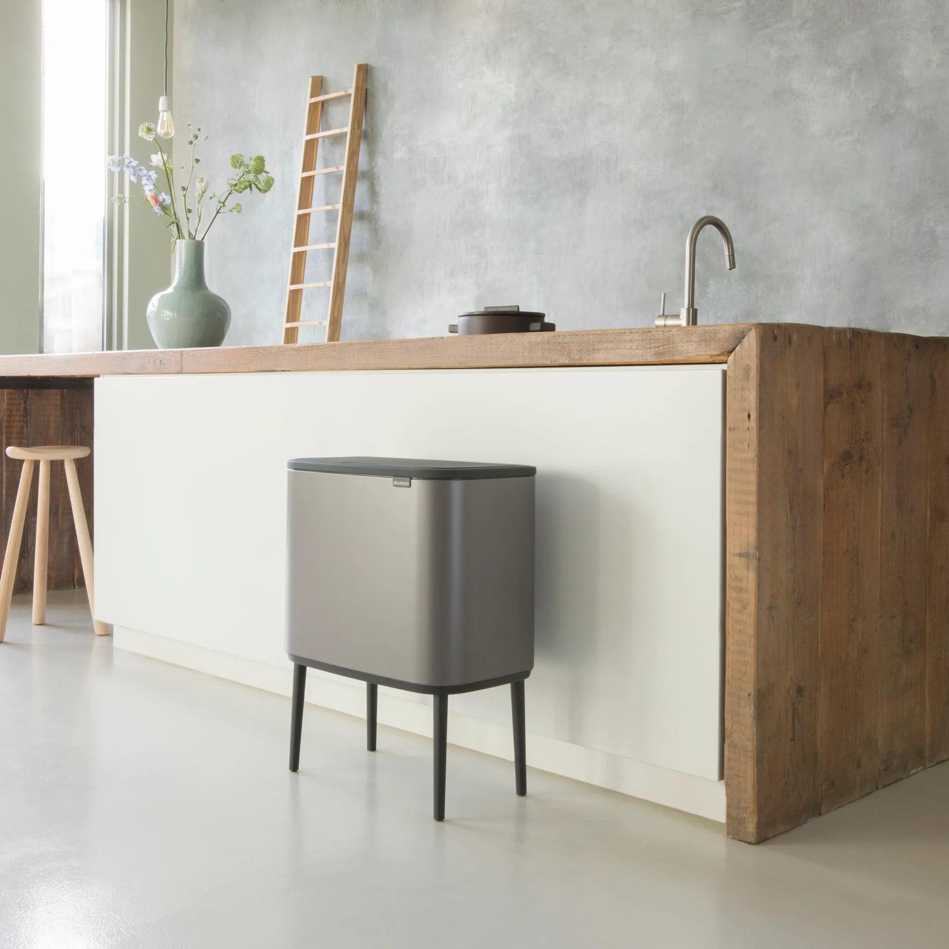 Bo touch bin 11+23 liter, platinum (platina) Brabantia