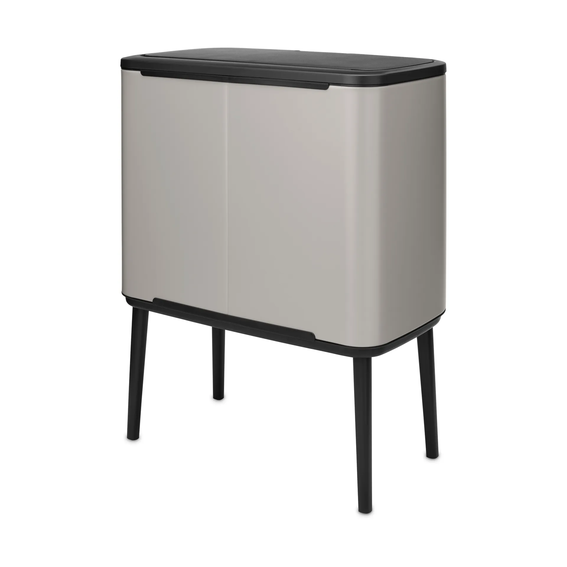 Bo touch bin 11+23 liter, Zacht grijs Brabantia