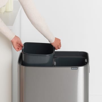 Bo touch bin 2x30 L - Mat-geborsteld staal - Brabantia