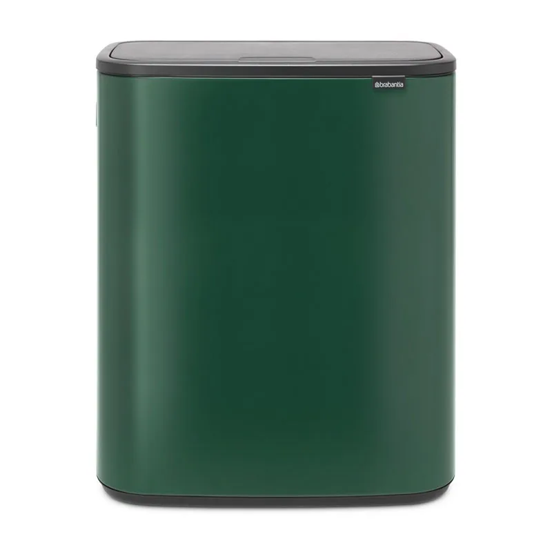 Brabantia Bo touch bin 2x30 L Pine green | Scandinavisch Interieur | Prullenbakken | Groen