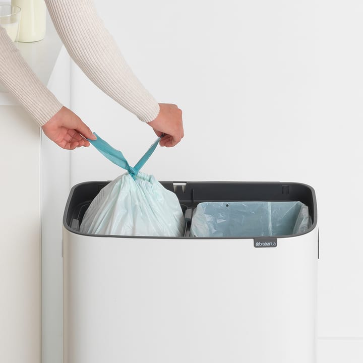 Bo touch bin 2x30 L, Wit Brabantia