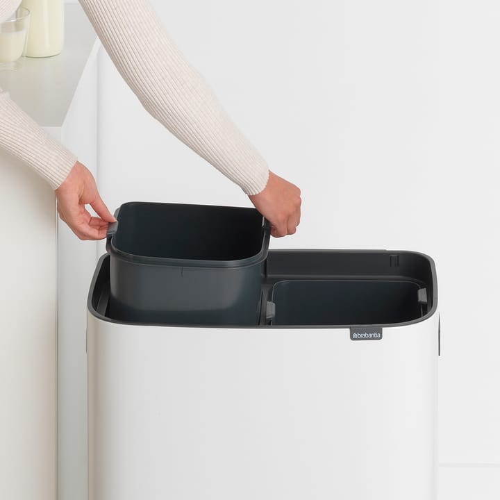 Bo touch bin 2x30 L - Wit - Brabantia