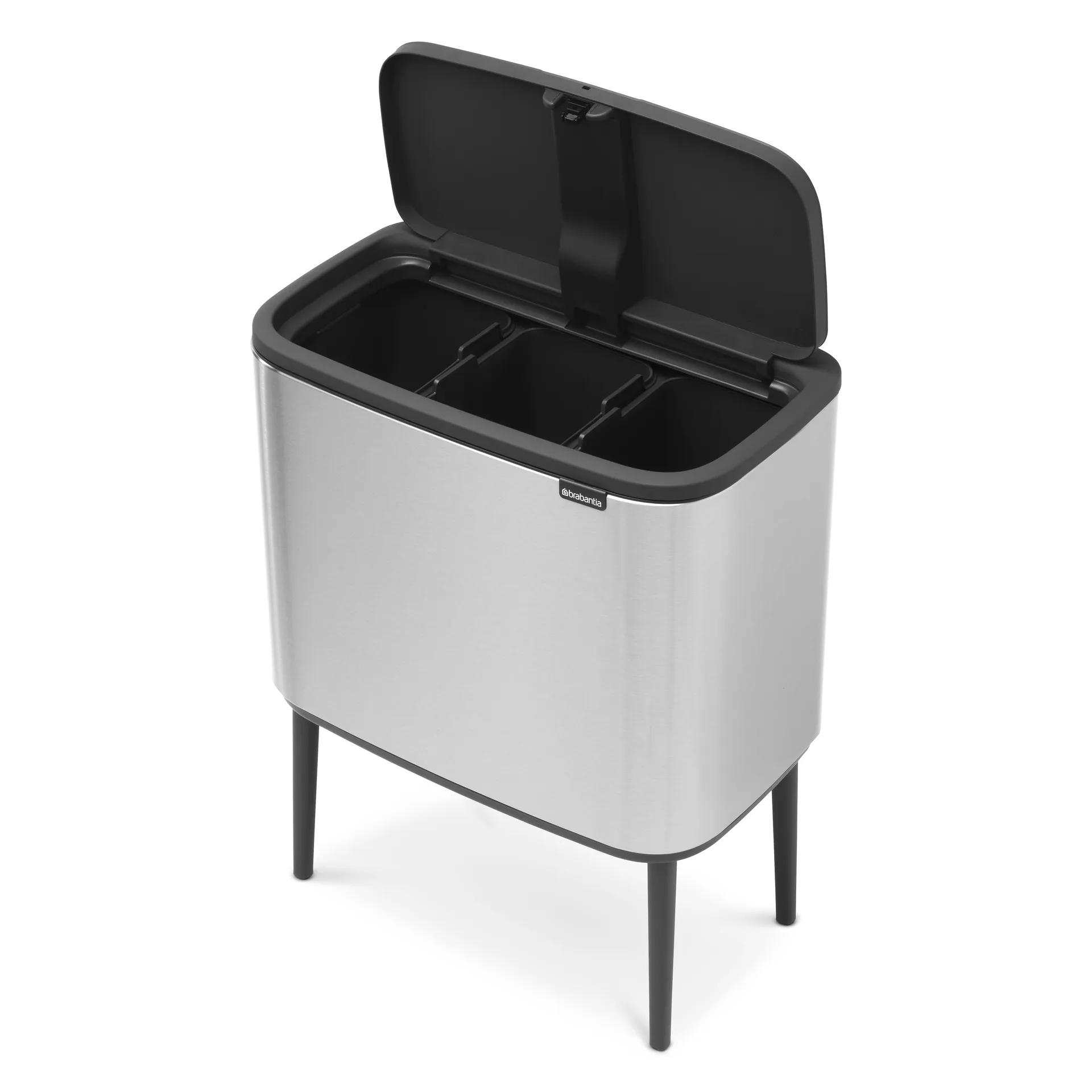 Bo touch bin 3 x 11 liter, matte stainless steel (mat roestvrij staal) Brabantia