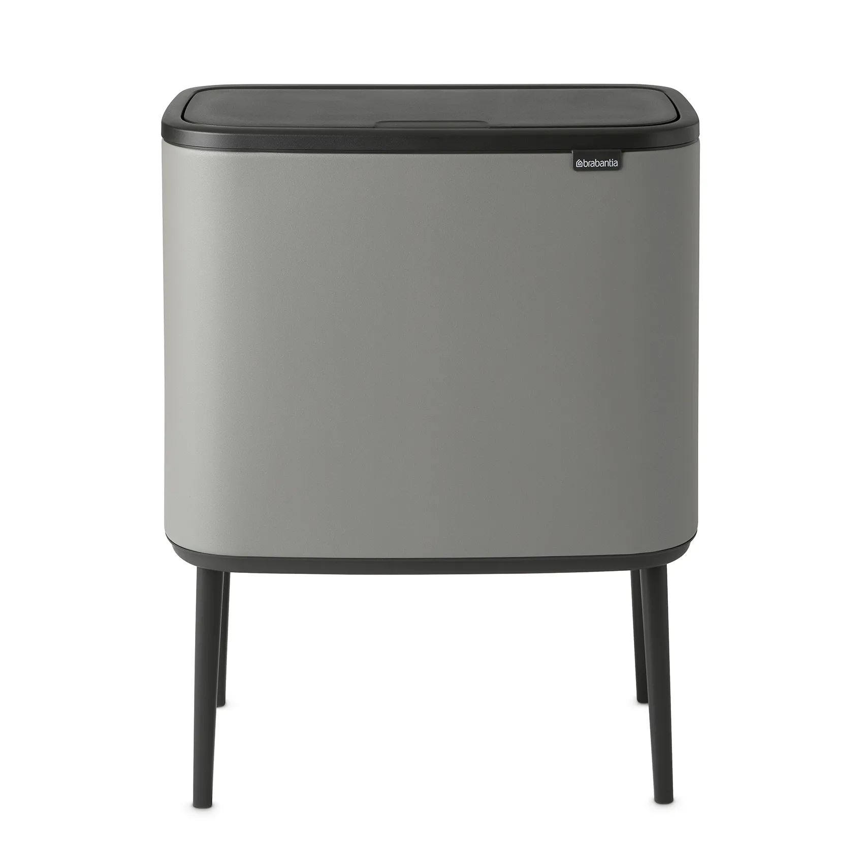 Bo touch bin 3 x 11 liter, Mineral concrete grey Brabantia