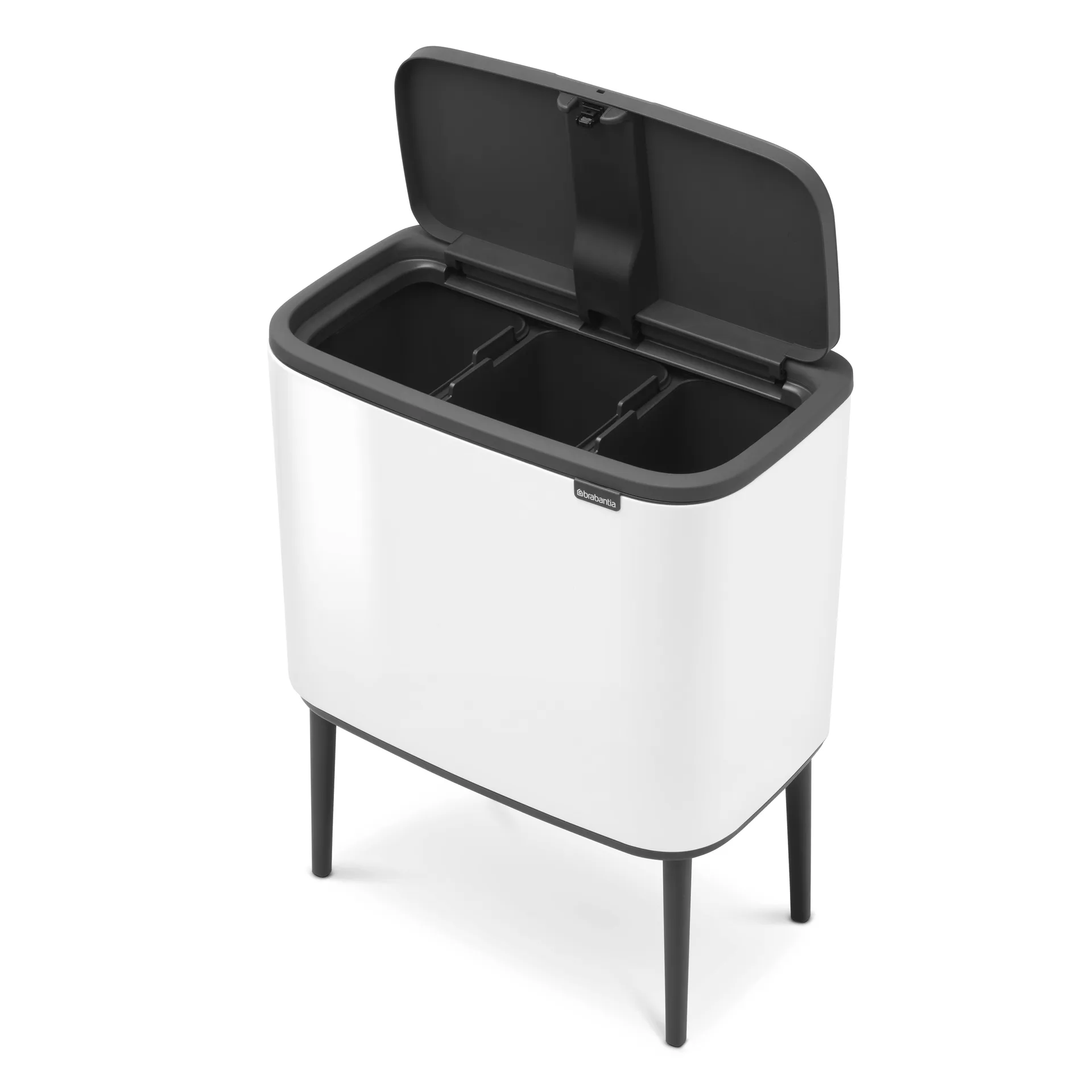 Bo touch bin 3 x 11 liter, white (wit) Brabantia