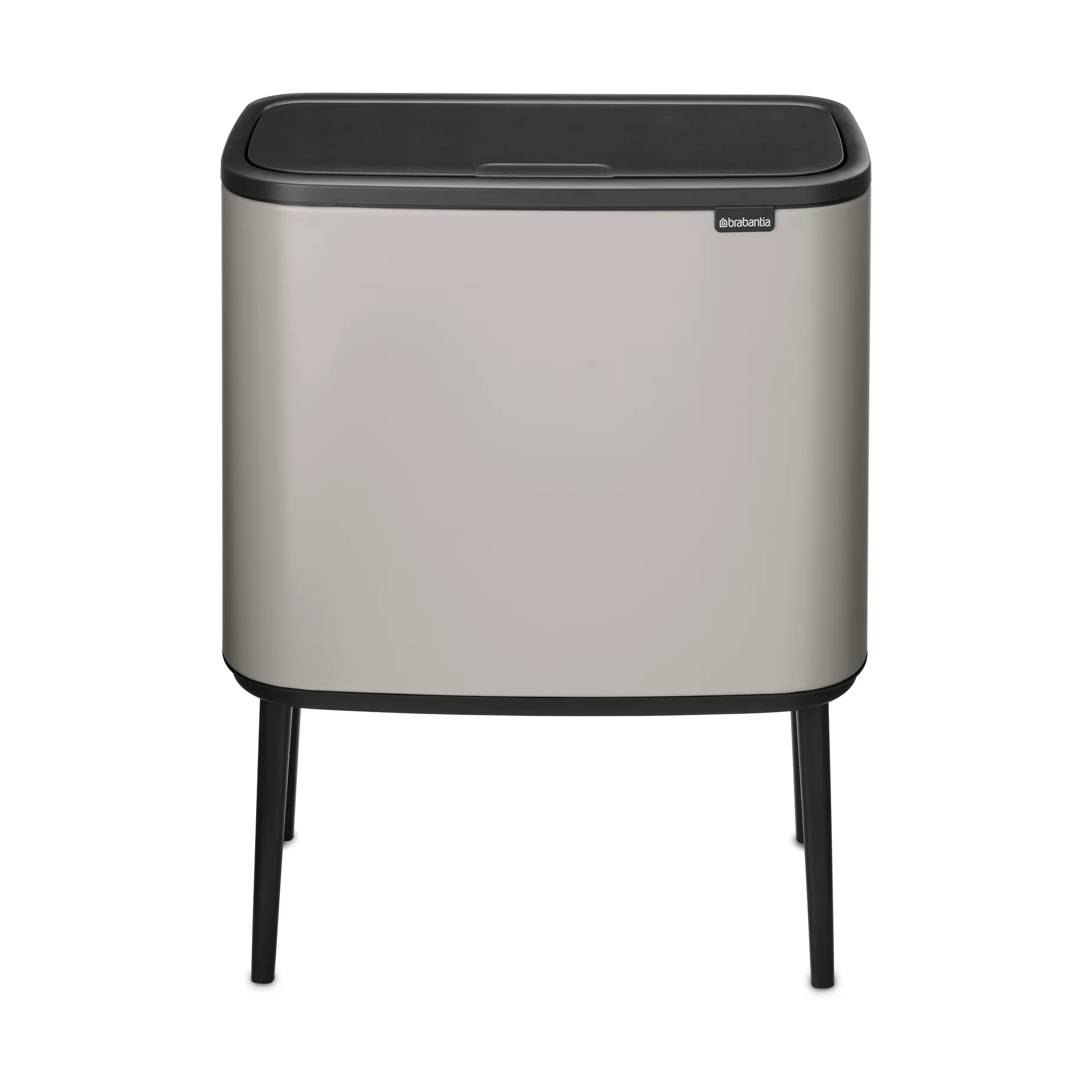 Bo touch bin 36 liter, Zacht grijs Brabantia