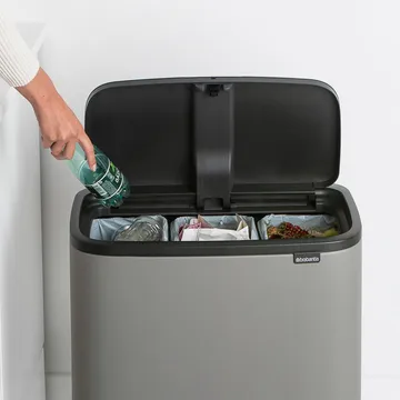 Bo touch bin 3x11 liter - Mineral concrete grey - Brabantia