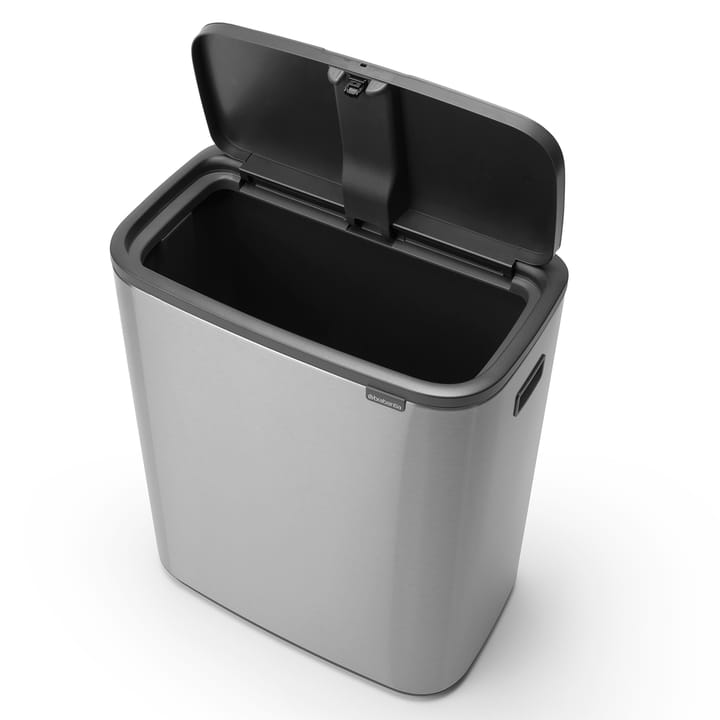 Bo touch bin 60 L, Mat-geborsteld staal Brabantia