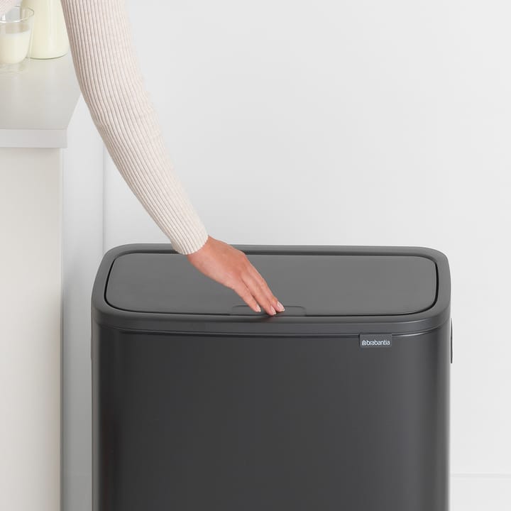 Bo touch bin 60 L, Mat zwart Brabantia
