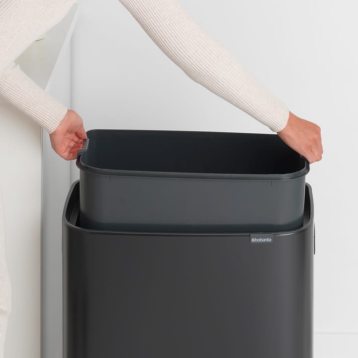 Bo touch bin 60 L, Mat zwart Brabantia
