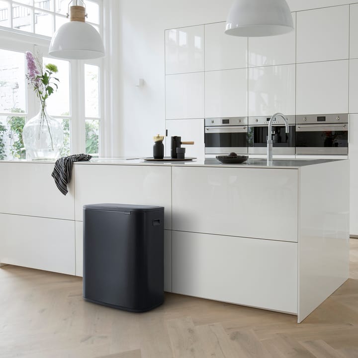 Bo touch bin 60 L, Mat zwart Brabantia
