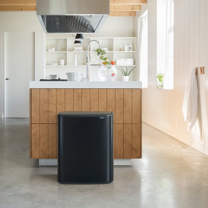 Bo touch bin 60 L, Mat zwart Brabantia