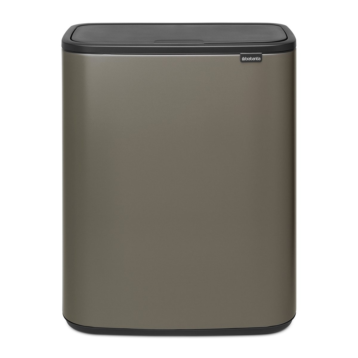 Brabantia Bo touch bin 60 L Platinum | Scandinavisch Interieur | Prullenbakken | Grijs