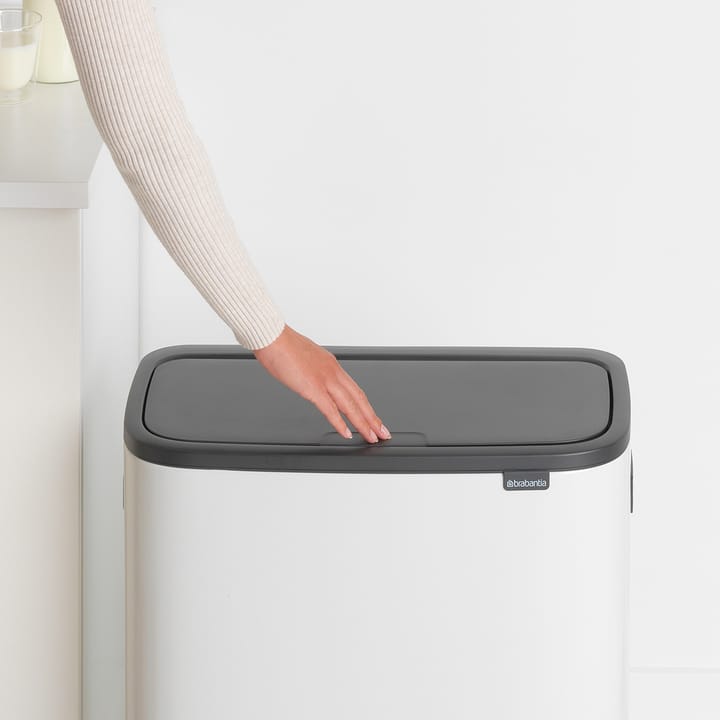Bo touch bin 60 L, Wit Brabantia