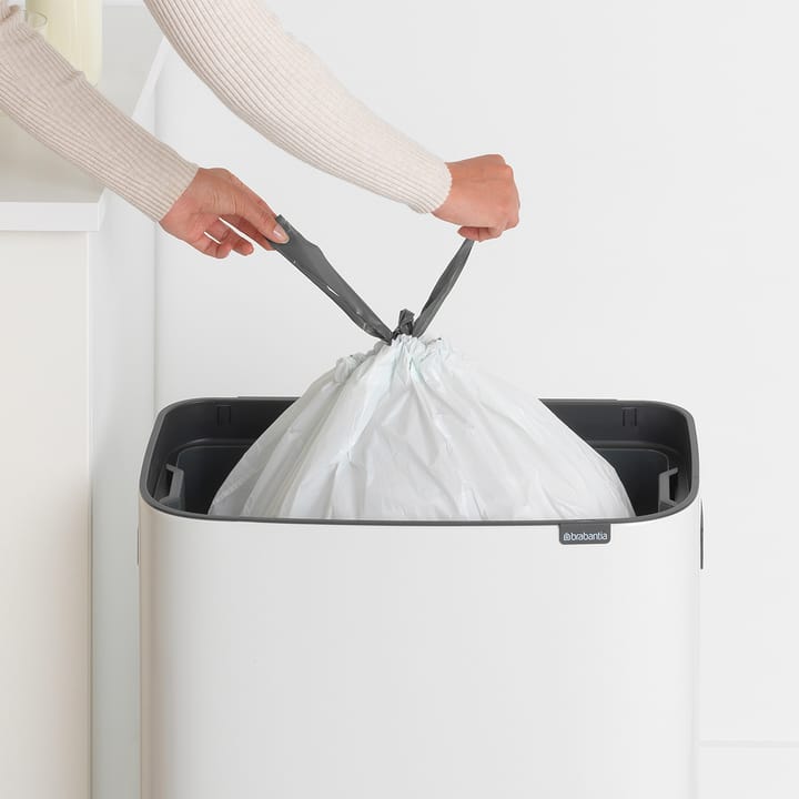 Bo touch bin 60 L, Wit Brabantia