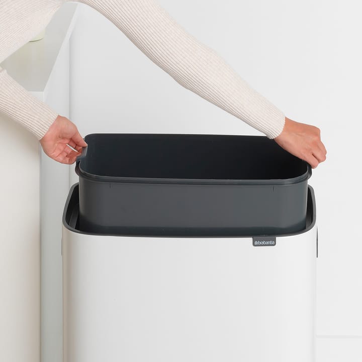 Bo touch bin 60 L, Wit Brabantia