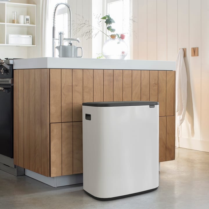 Bo touch bin 60 L, Wit Brabantia