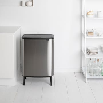Bo touch bin high 2x30 L - Mat geborsteld staal - Brabantia