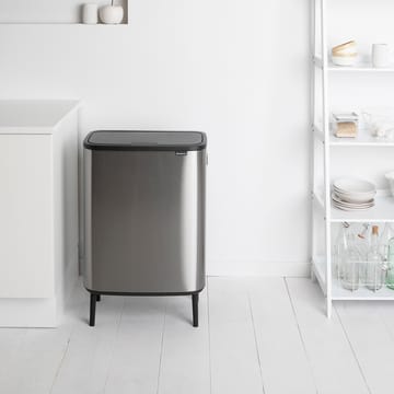 Bo touch bin high 2x30 L - Mat geborsteld staal - Brabantia