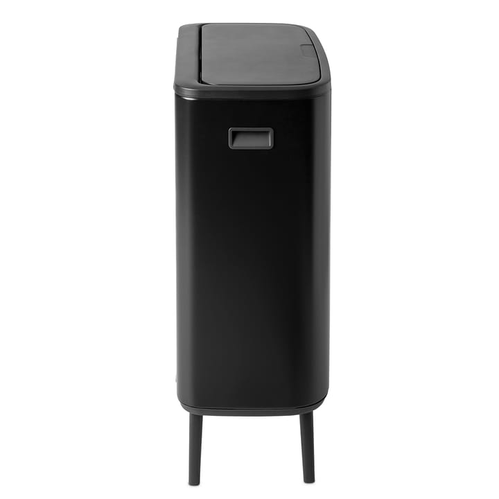 Bo touch bin high 2x30 L, Mat zwart Brabantia