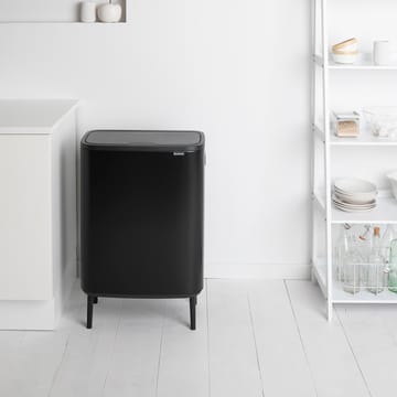 Bo touch bin high 2x30 L - Mat zwart - Brabantia