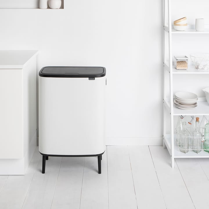 Bo touch bin high 2x30 L, Wit Brabantia