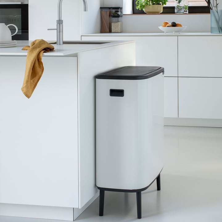 Bo touch bin high 2x30 L, Wit Brabantia