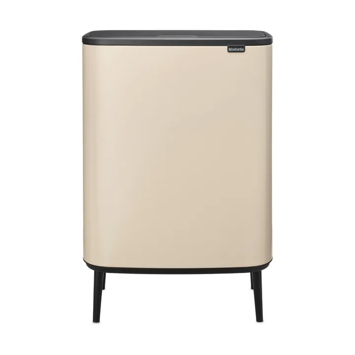 Bo touch bin high 2x30 L - Zacht beige - Brabantia