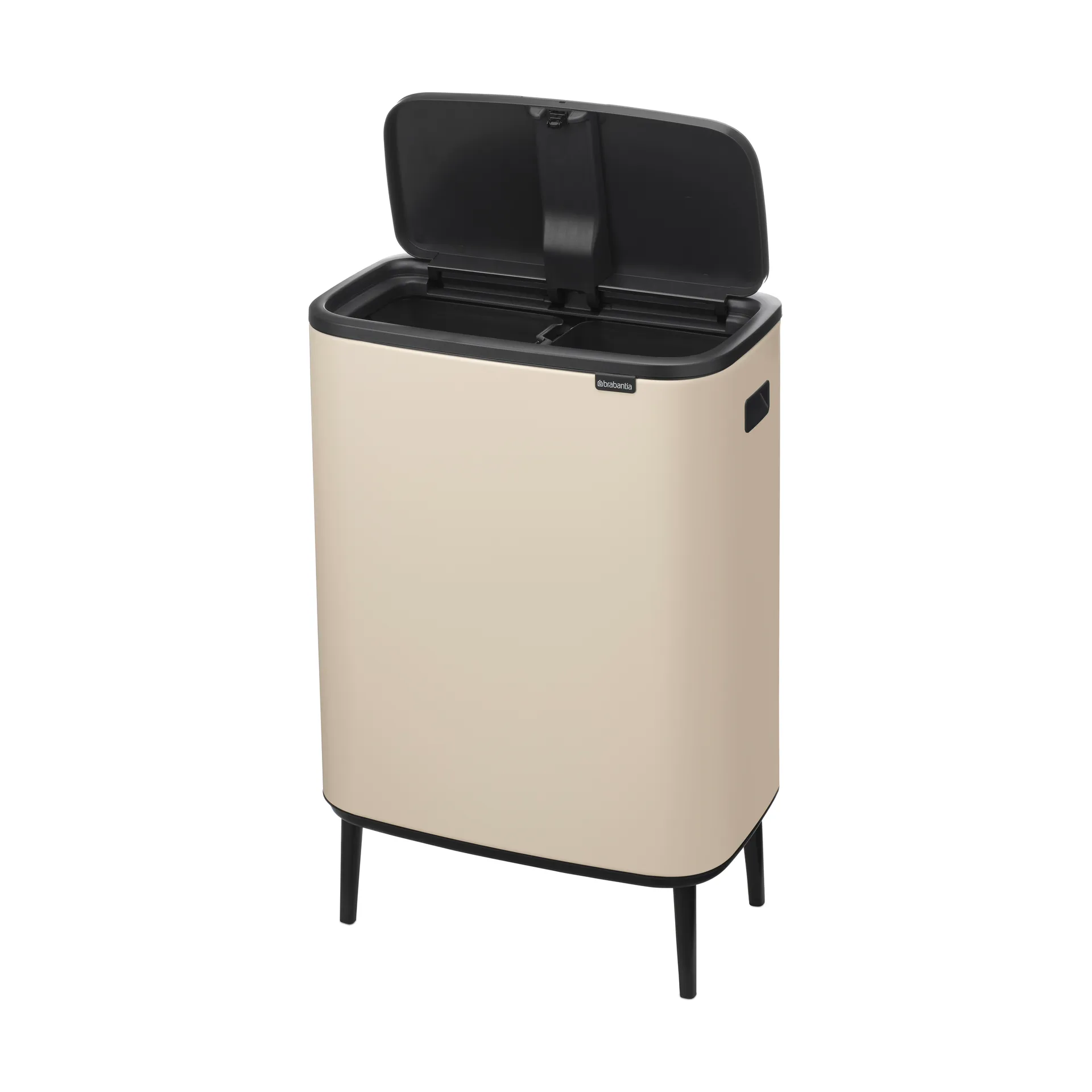 Bo touch bin high 2x30 L, Zacht beige Brabantia