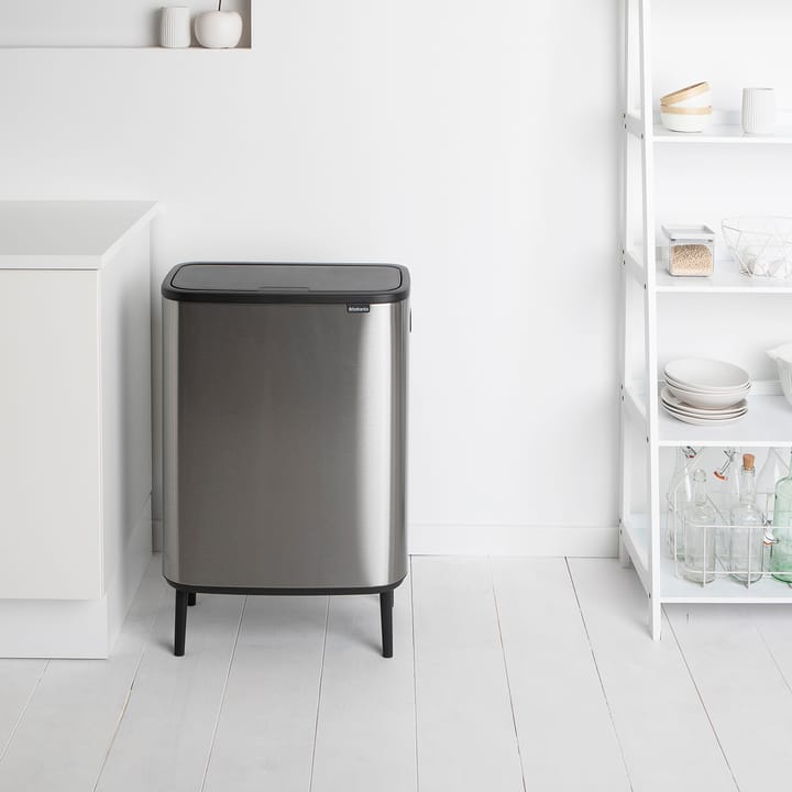 Bo touch bin high 60 L - Mat-geborsteld staal - Brabantia