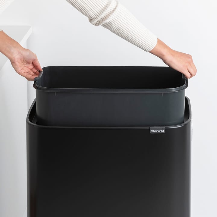 Bo touch bin high 60 L - Mat zwart - Brabantia