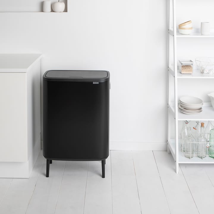 Bo touch bin high 60 L - Mat zwart - Brabantia