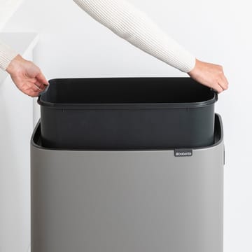 Bo touch bin high 60 L - Mineral concrete grey - Brabantia