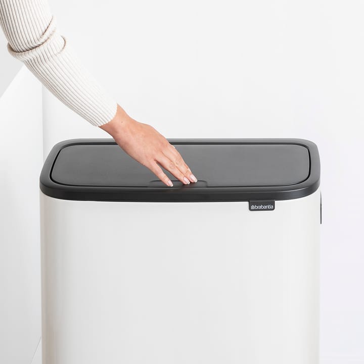 Bo touch bin high 60 L, Wit Brabantia