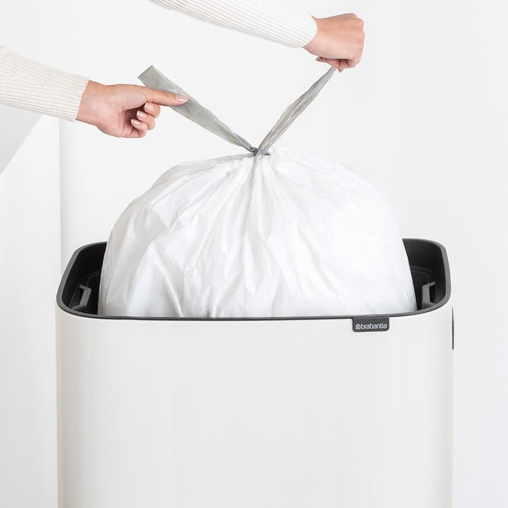 Bo touch bin high 60 L, Wit Brabantia