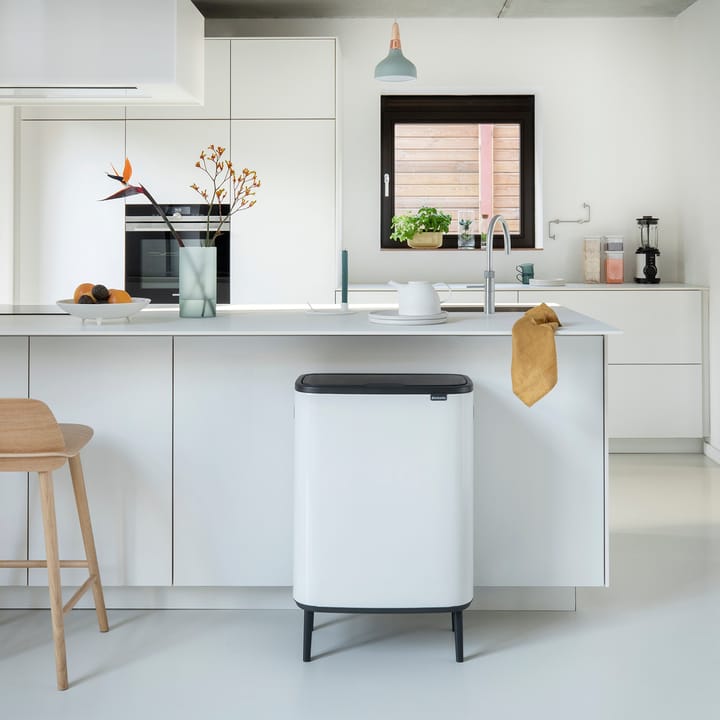 Bo touch bin high 60 L, Wit Brabantia