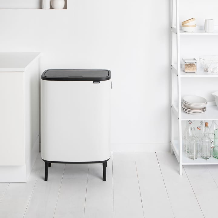 Bo touch bin high 60 L, Wit Brabantia