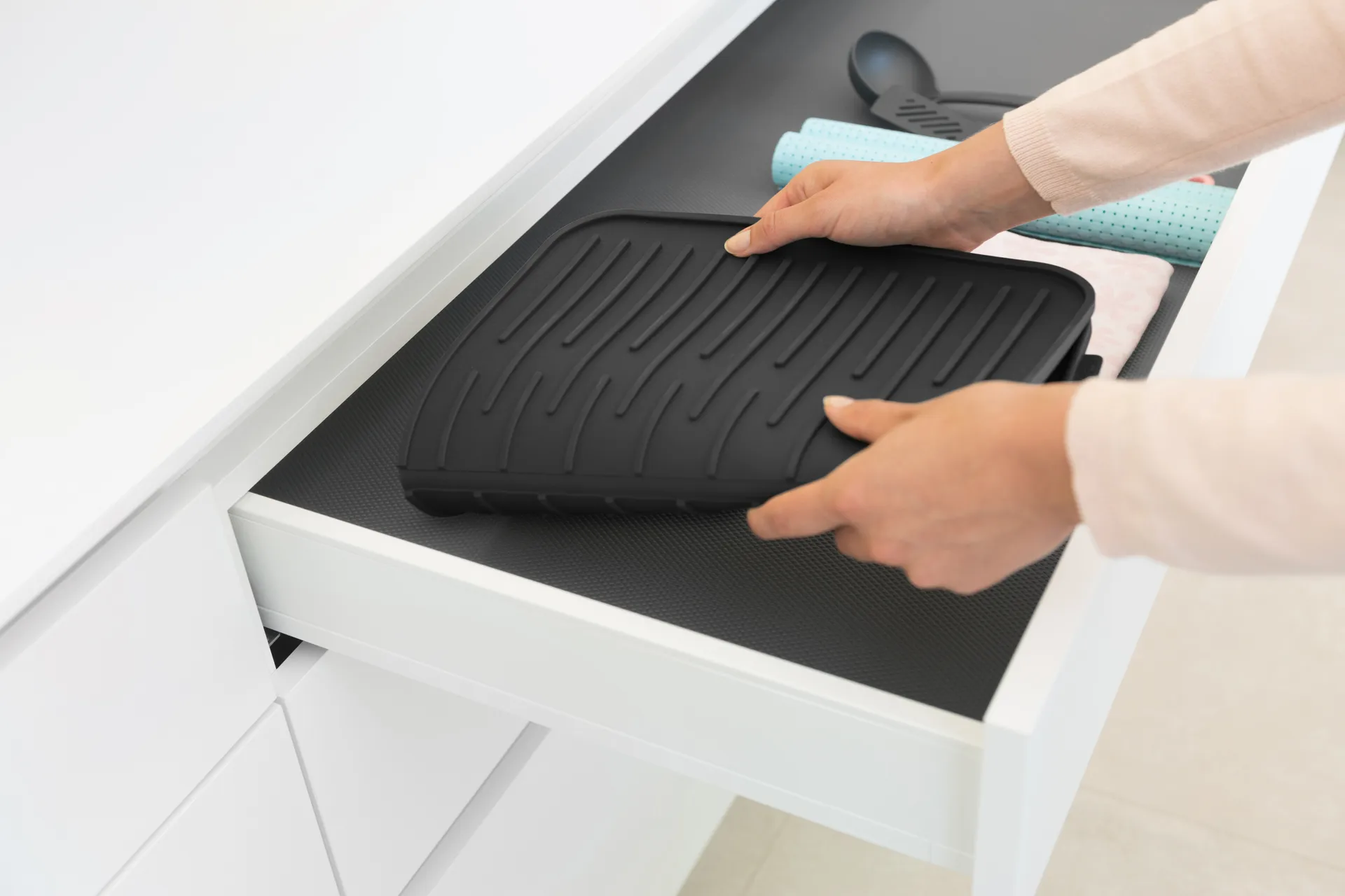 Brabantia afdruipmat siliconen, donkergrijs Brabantia