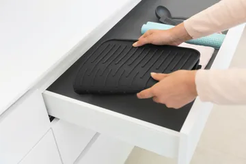 Brabantia afdruipmat siliconen - donkergrijs - Brabantia