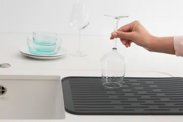 Brabantia afdruipmat siliconen - donkergrijs - Brabantia