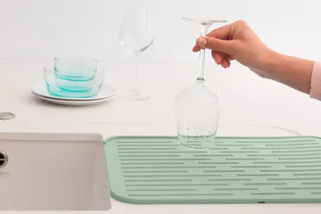 Brabantia afdruipmat siliconen - Jade green - Brabantia