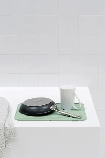 Brabantia afdruipmat siliconen - Jade green - Brabantia