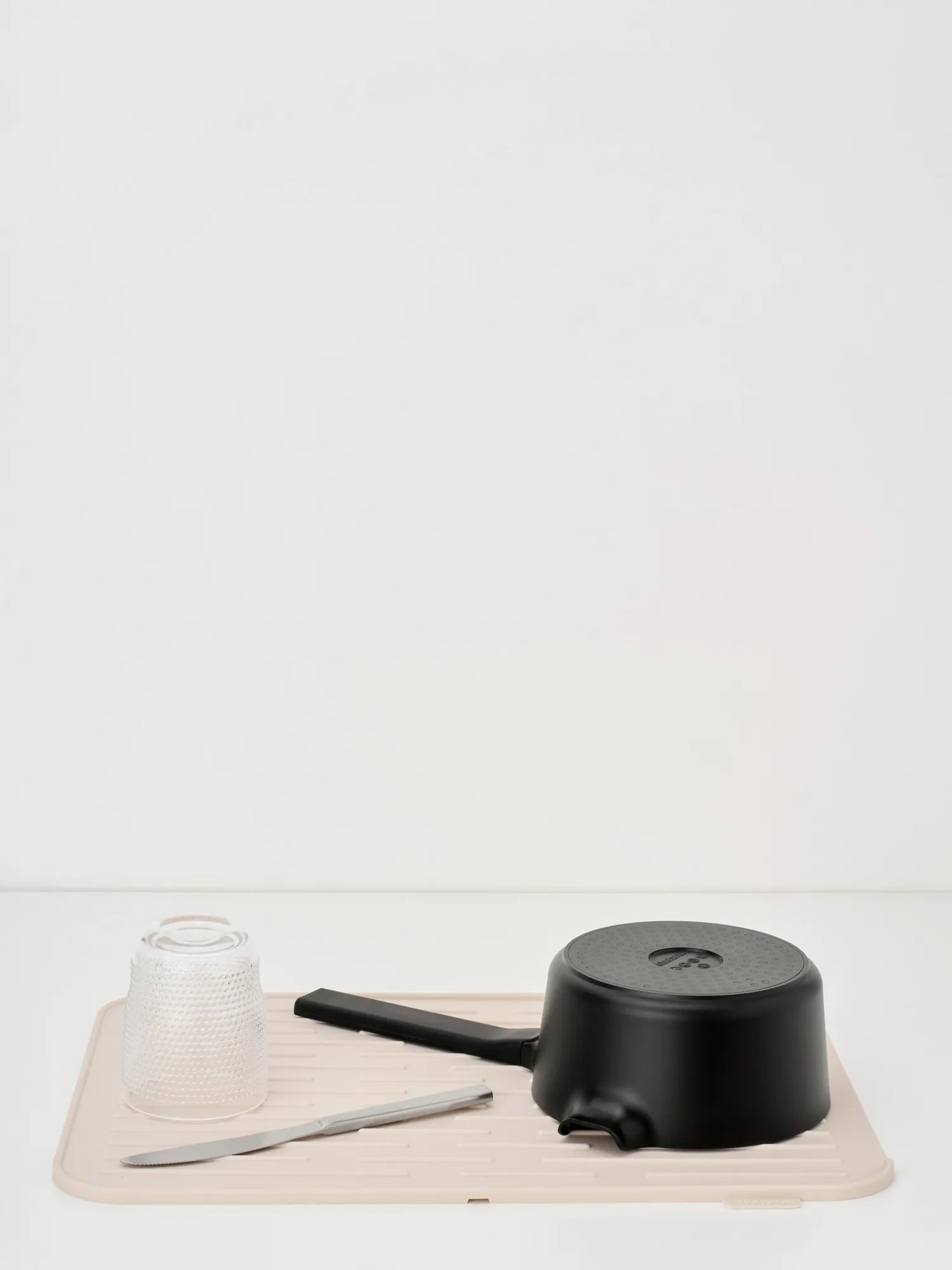 Brabantia afdruipmat siliconen, Zacht beige Brabantia
