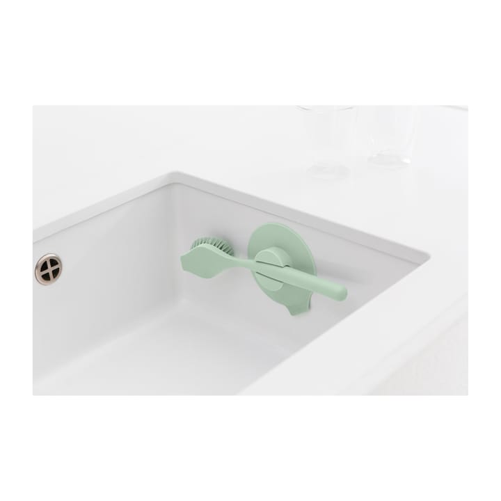 Brabantia afwasborstel met zuignap, Jade green Brabantia