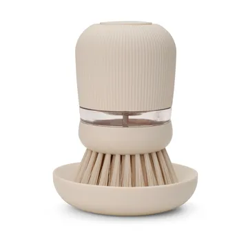 Brabantia afwasmiddelhouder met afwasborstel - Zacht beige - Brabantia