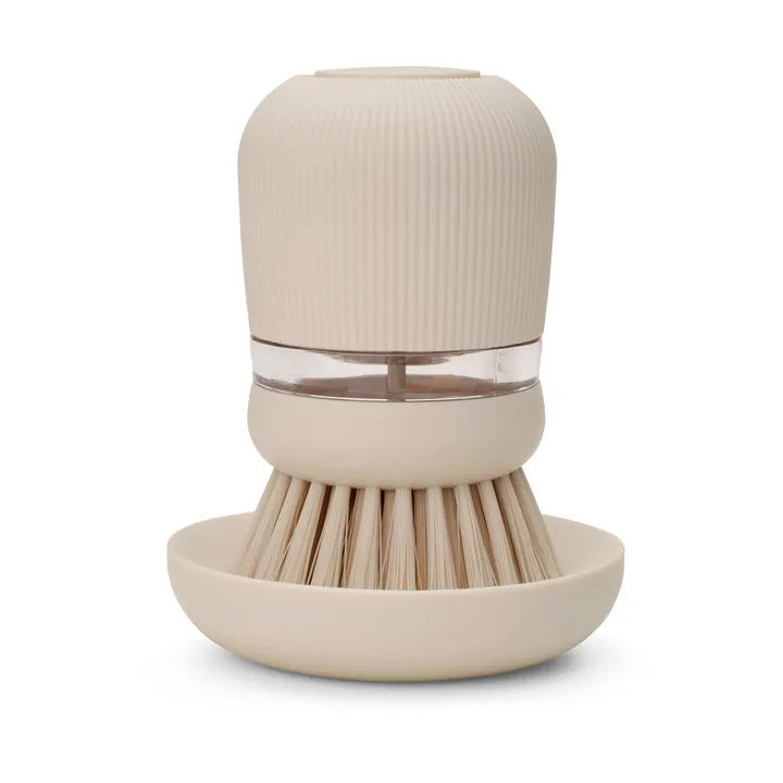 Brabantia afwasmiddelhouder met afwasborstel - Zacht beige - Brabantia